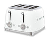 Smeg 4-Slice Long-Slot Toaster - TSF03WHUS