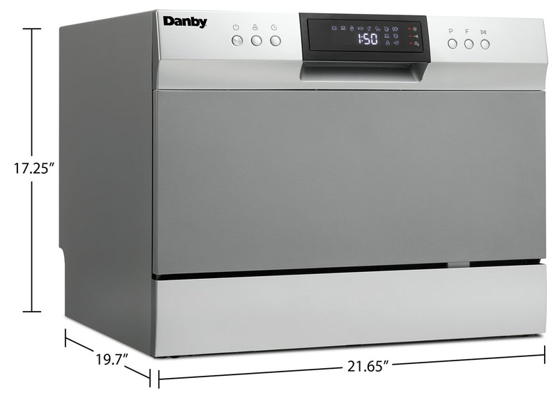 Danby 6 Place Setting Countertop Dishwasher DDW631SDB The Brick