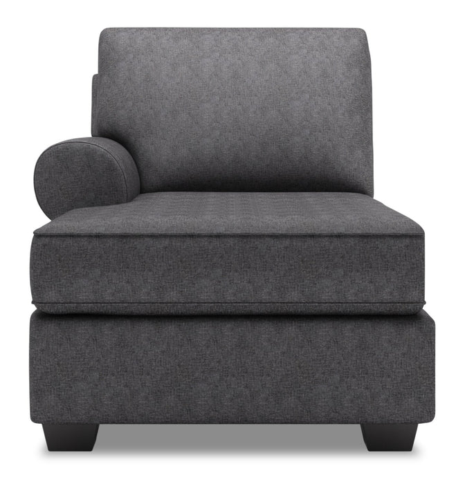 Sofa Lab Roll LAF Chaise - Luxury Charcoal