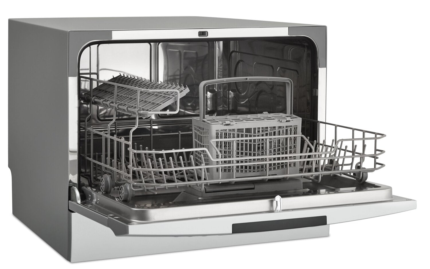 Danby 54 dBA Front-Control Dishwasher Silver DDW631SDB