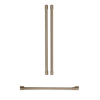 Café 3-Piece Handle Kit for French-Door Refrigerator in Brushed Bronze - CXMB3H3PNBZ 