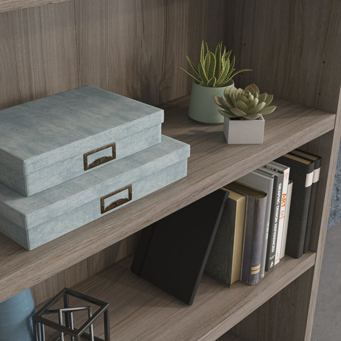 Affirm 34.8\" Commercial Grade 5-Shelf Bookcase - Hudson Elm