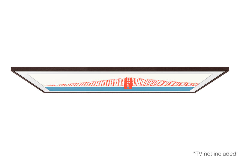 Samsung Customizable Bezel for 55\" The Frame TV - Modern Brown