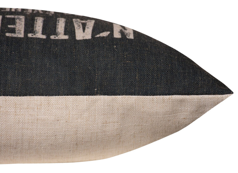 Quote Accent Pillow II - Black