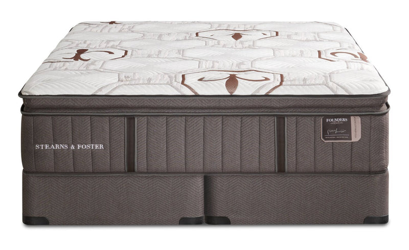 Stearns & Foster Founders Collection Crystal Palace Pillowtop King Mattress Set