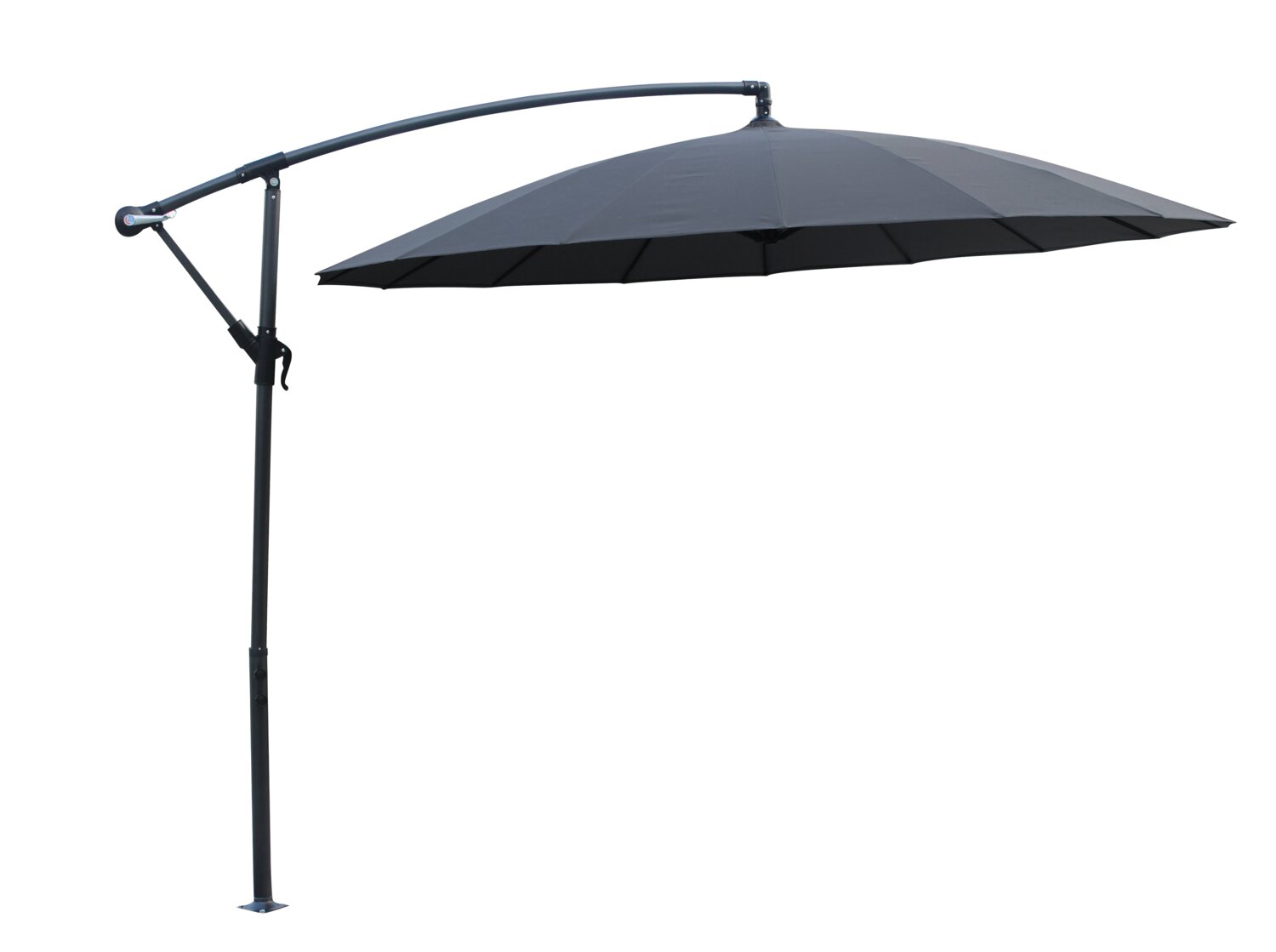 chi wing patio umbrella Shanghai Outdoor Patio Umbrella - 114" W x 75"H, Weather Resistant