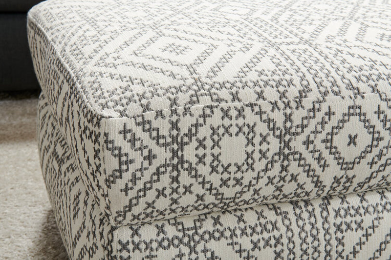 Made in Canada Customizable Sofa Lab The Trunk 39\" Fabric Storage Ottoman - Greystone Multicolour