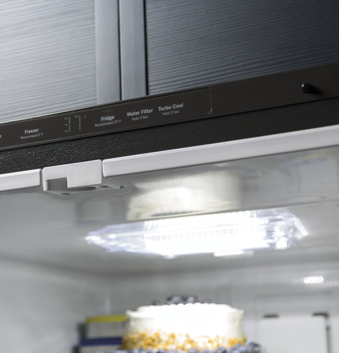 GE 33\" 24.9 Cu. Ft. Bottom-Mount Refrigerator - Stainless Steel Fingerprint Resistant  - GDE25EYKFS