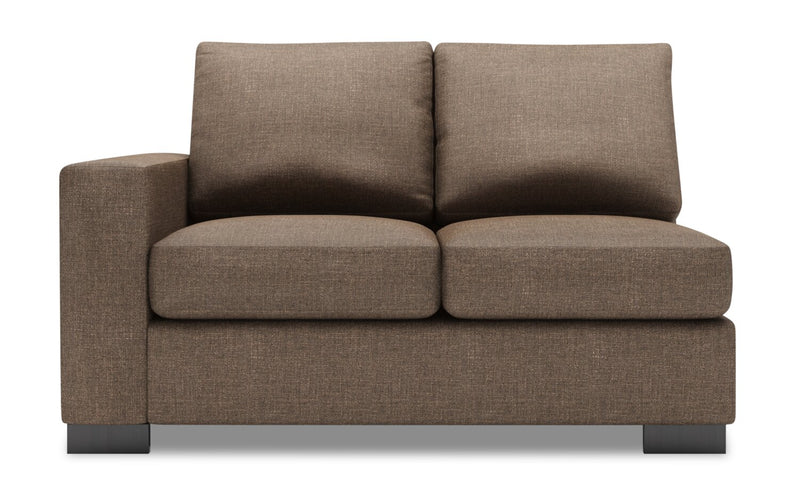 Sofa Lab Track LAF Loveseat - Luna Praline