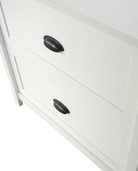 Cayla 33.39\" 2-Drawer Filing Cabinet - Soft White