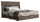 ["Gino Panel Bed with Headboard & Frame - Made in Italy, Modern, Brown - Queen Size"]