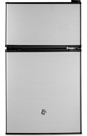 GE 3.1 Cu. Ft. Double-Door Compact Refrigerator - GDE03GLKLB