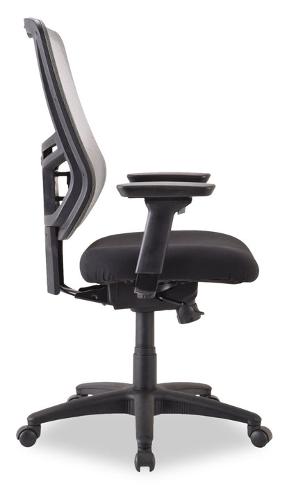 Tempur-Pedic Dante 26.4\" Office Chair - Black with Mesh Back