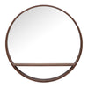 Round Mirror with Shelf - 32