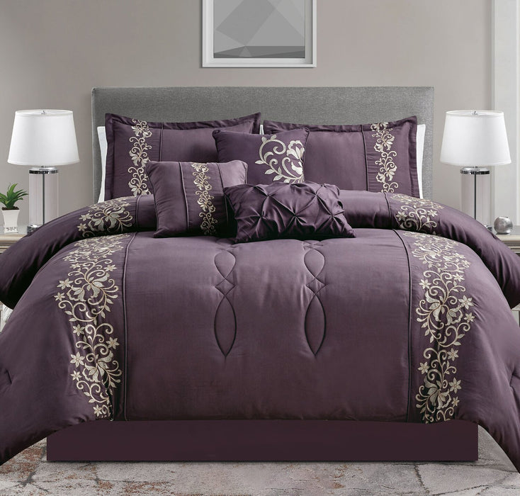 Milan 7-Piece Queen Comforter Set