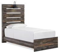 Abby Twin Bed - Brown 
