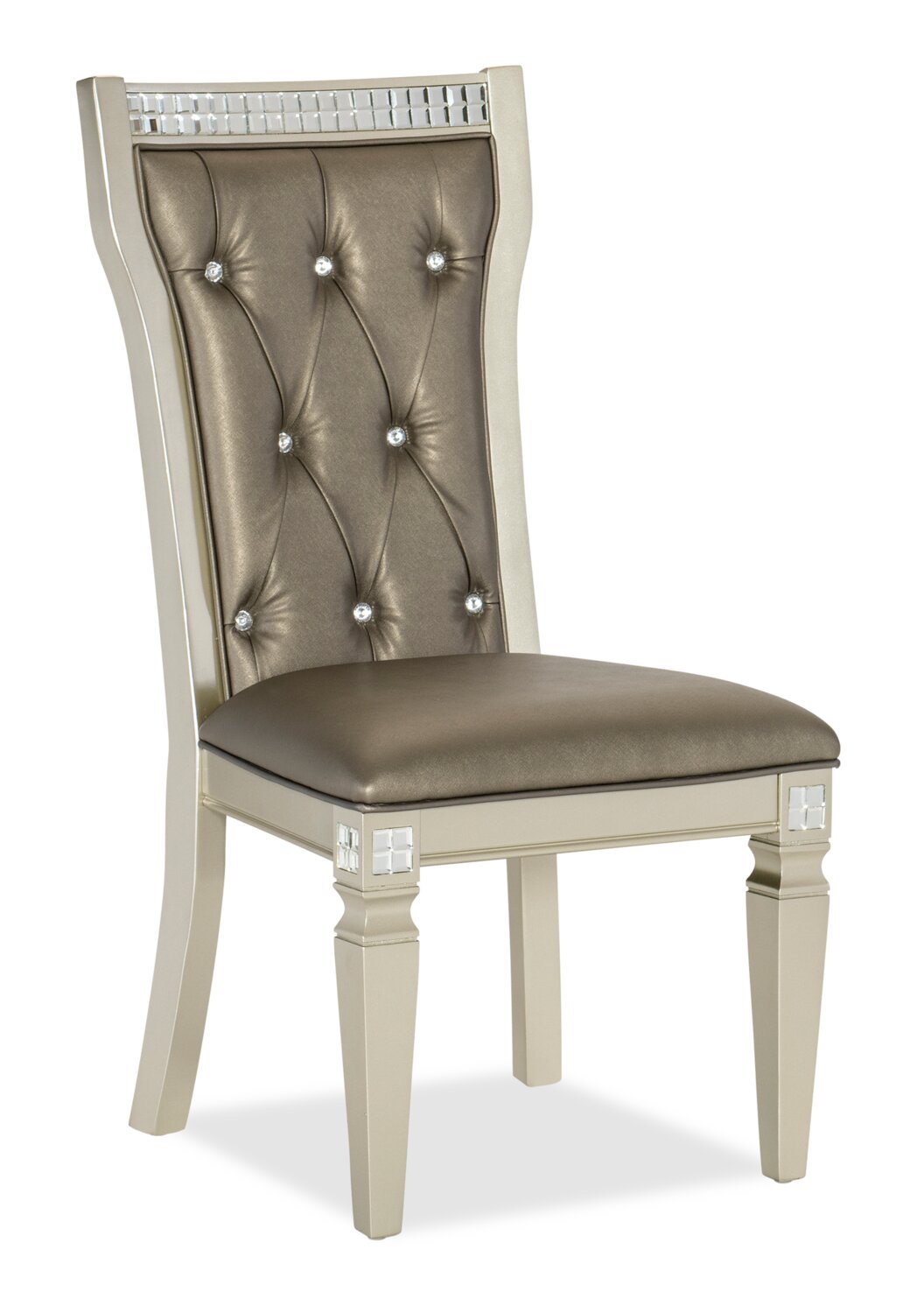 Champagne dining chairs discount