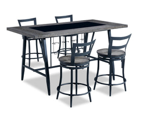 Lars 5-Piece Counter-Height Dining Package