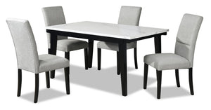 Verona 5-Piece Dining Package with Rectangular Dining Table | Ensemble de salle à manger Verona 5 pièces avec table rectangulaire | VEROMDP5