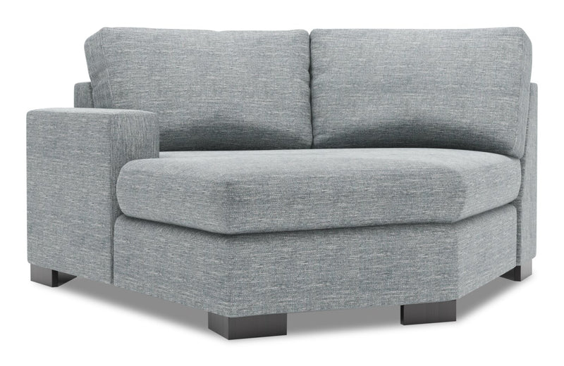 Sofa Lab Track LAF Cuddler - Luna Pewter