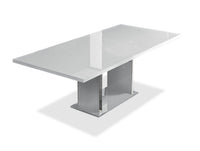 Raia Dining Table - Made in Italy, Pedestal Base, Modern, 71