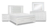 Max 6-Piece King Bedroom Package - White