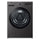 ["LG 5.8 Cu. Ft. Smart Front-Load High-Efficiency Steam Washer - Black Steel - Stackable - WM6700HBA"]