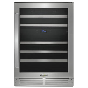 Whirlpool 46-Bottle Under-Counter Wine Cooler - WUW55X24HS | Refroidisseur à vin Whirlpool sous le comptoir pour 46 bouteilles - WUW55X24HS | WUW5524S