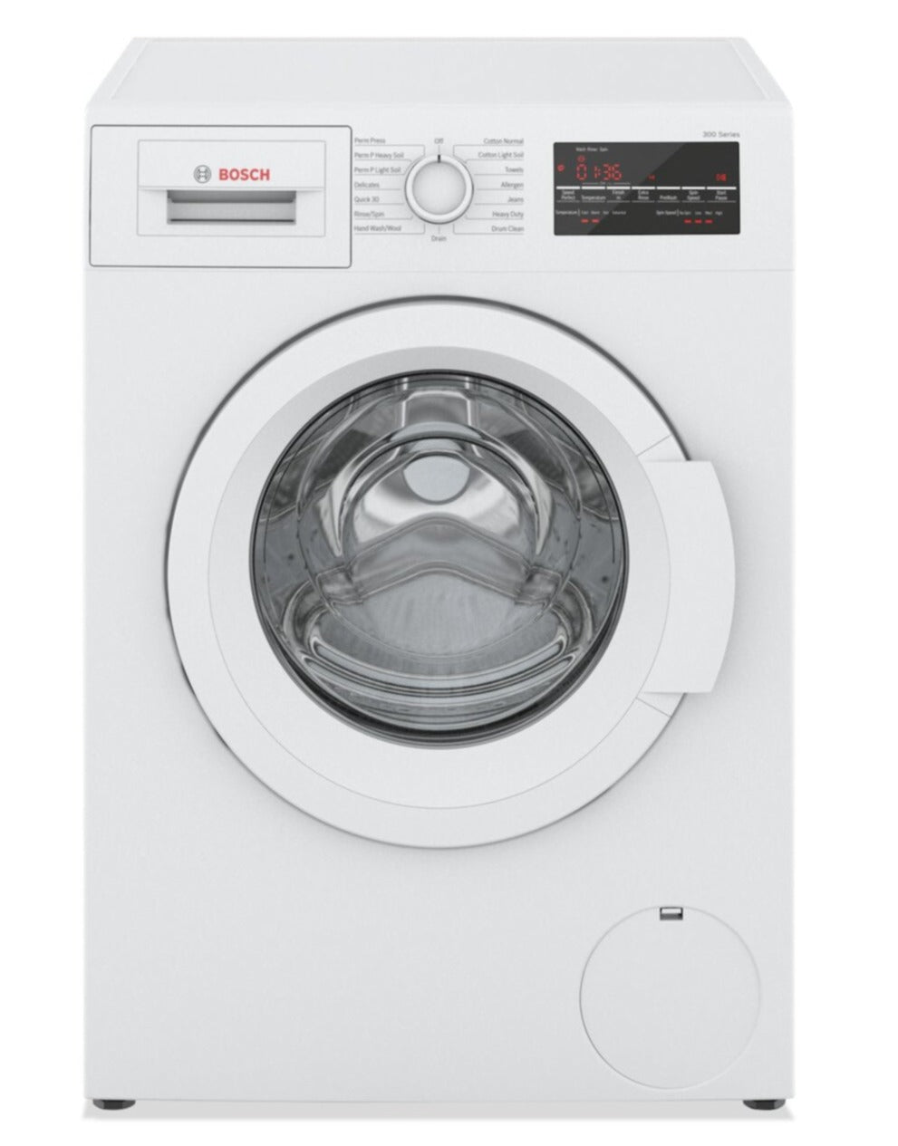 Bosch 300 Series 2.2 Cu. Ft. Compact Front-Load Washer - WGA12400UC ...