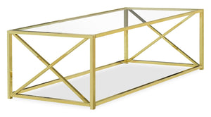 Coral Coffee Table - Gold 