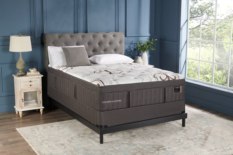 Stearns & Foster Founders Collection Cardiff City Eurotop Low-Profile Queen Mattress Set