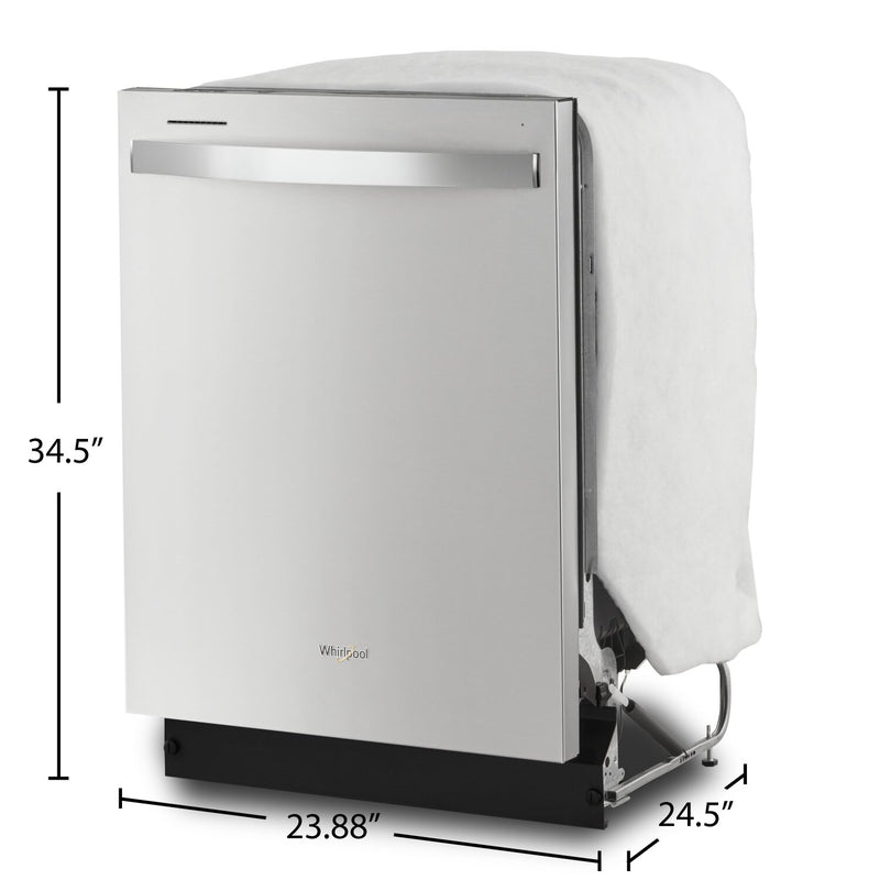 Whirlpool TopControl Dishwasher with Boost Cycle WDT540HAMZ The Brick