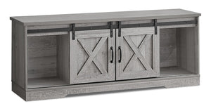 Marston 60” TV Stand - Grey | Meuble pour téléviseur Marston de 60 po - gris | MARGRTVS