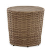 Cali Outdoor Patio Round End Table - 22
