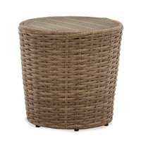 Cali Outdoor Patio Round End Table - 22