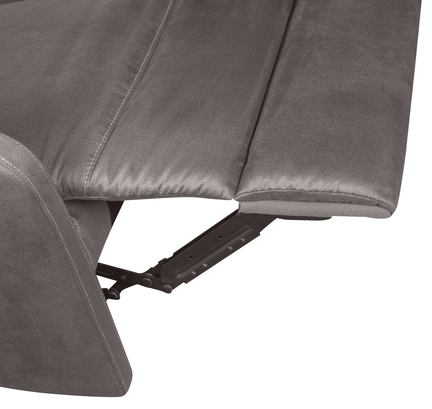 Eva 29.5 Faux Suede Power Reclining Chair Dark Grey The Brick