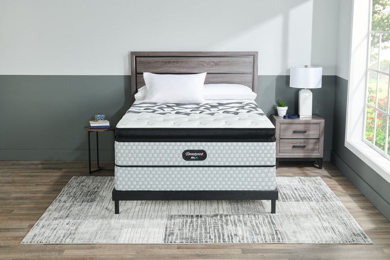 Beautyrest GL8 Euro Pillowtop King Mattress Set