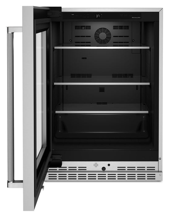 KitchenAid 24\" 5.2 Cu. Ft. Undercounter Refrigerator Refrigerator - Stainless Steel - KURL314KSS