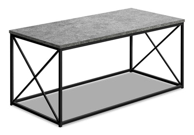 Millie Coffee Table - Grey Stone-Look 