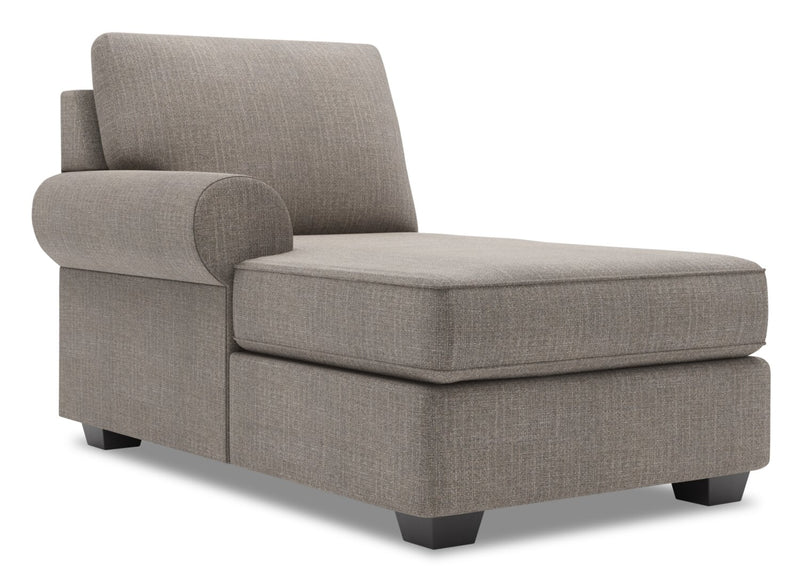 Sofa Lab Roll LAF Chaise - Luna Smoke