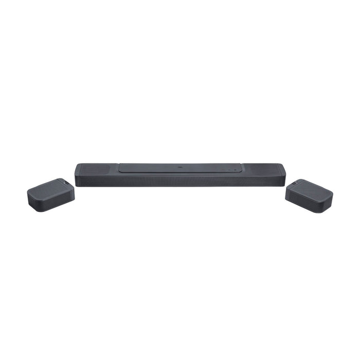JBL 7.1.4 CH Dolby Atmos DTS:X Soundbar with Wireless Subwoofer and Detachable Surround Speakers (JBLBAR1000PROBLKAM)