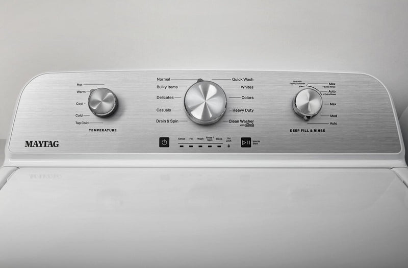 Maytag 5.2 Cu. Ft. TopLoad Washer with Power™ Agitator MVW4505MW