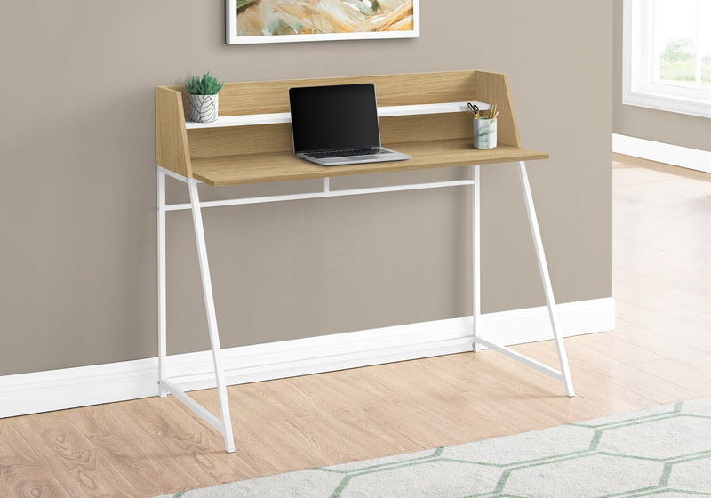 Lawson 47.25\" Office Desk with Small Hutch - Natural