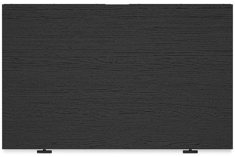 Kylo Bedroom Chest of Drawers, 5-Drawer, 29.9\"W x 50.7\"H, Modern Mid-Century - Two-tone Black & Beige