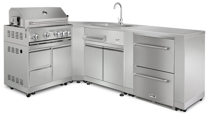 Thor Kitchen Outdoor Kitchen Refrigerator Cabinet - MK02SS304