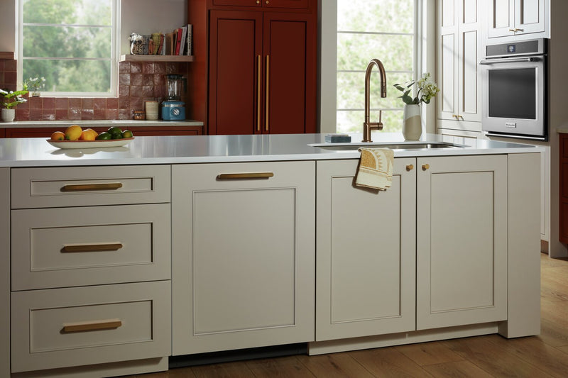 KitchenAid Panel-Ready Flush-to-Cabinet Dishwasher with Door-Open D ...