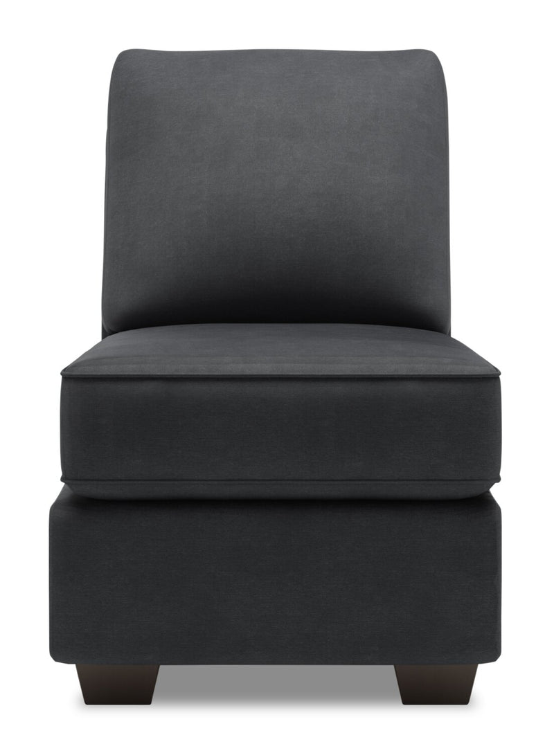 Sofa Lab Roll Armless Chair - Pax Pepper 
