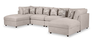 Evolve 6-Piece Sectional - Grey