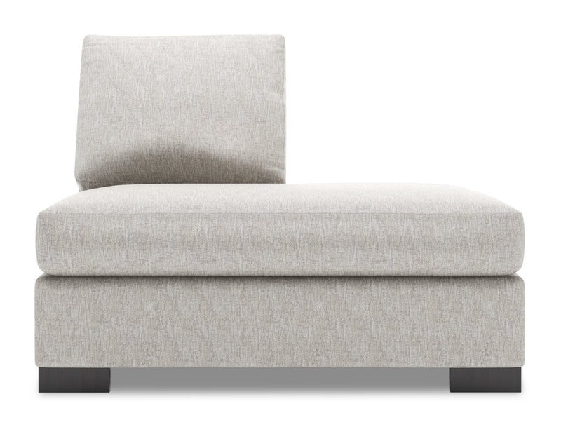 Sofa Lab Track RAF Chaise Return - Luxury Silver
