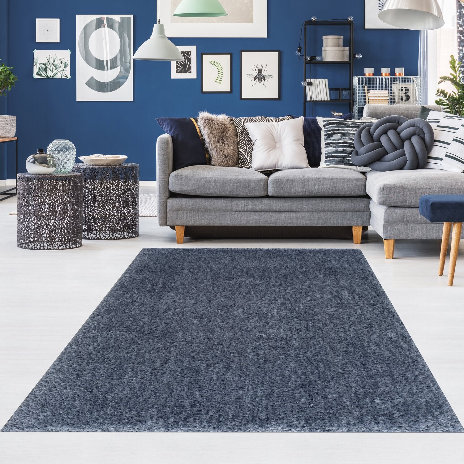 ラグ・カーペット the Apartment blue Lottery Rug Original Lottery Rug | the Apartment